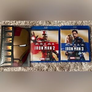 Avengers Iron Man dvd collection- set of 3